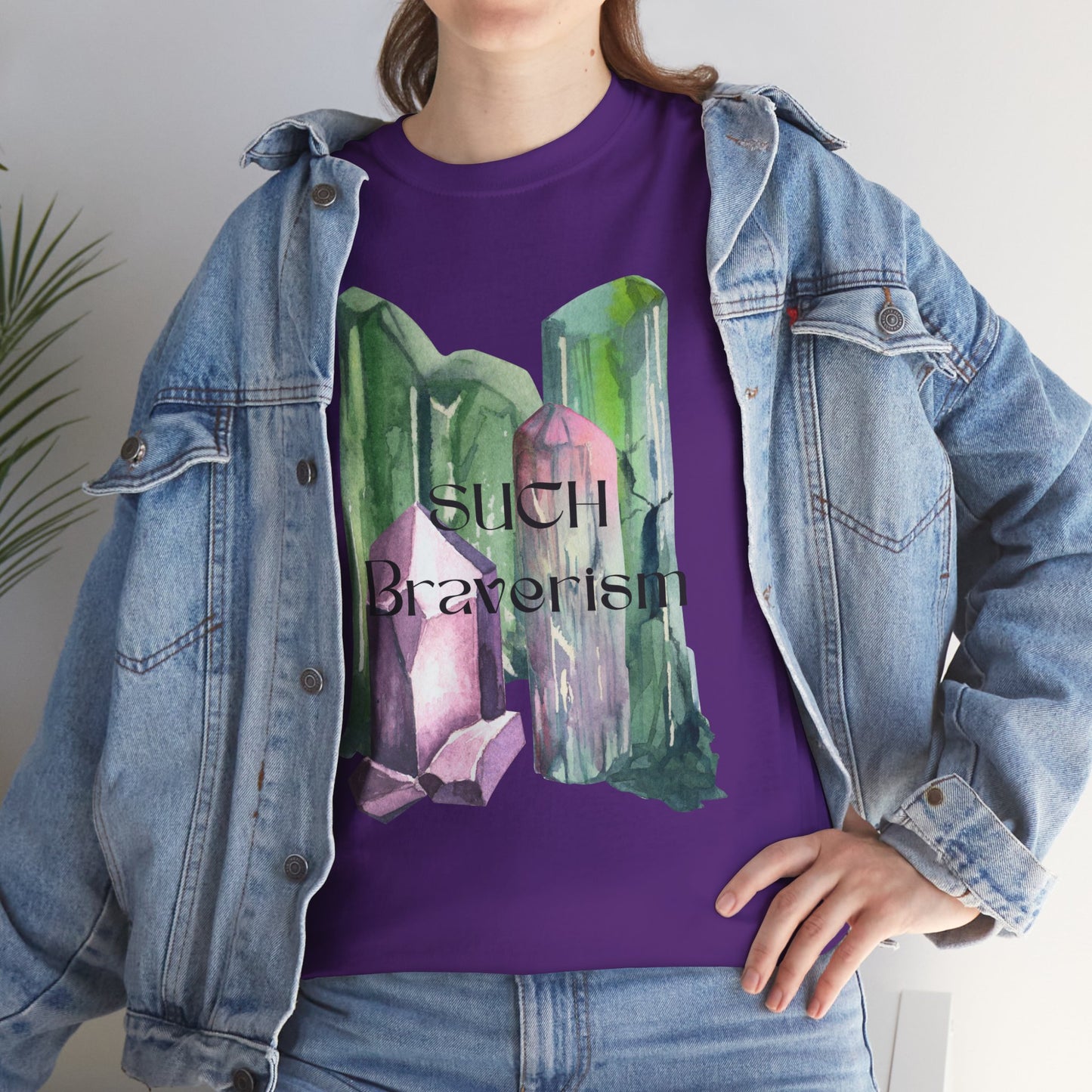 "Such Braverism" Crystal Unisex Heavy Cotton Tee