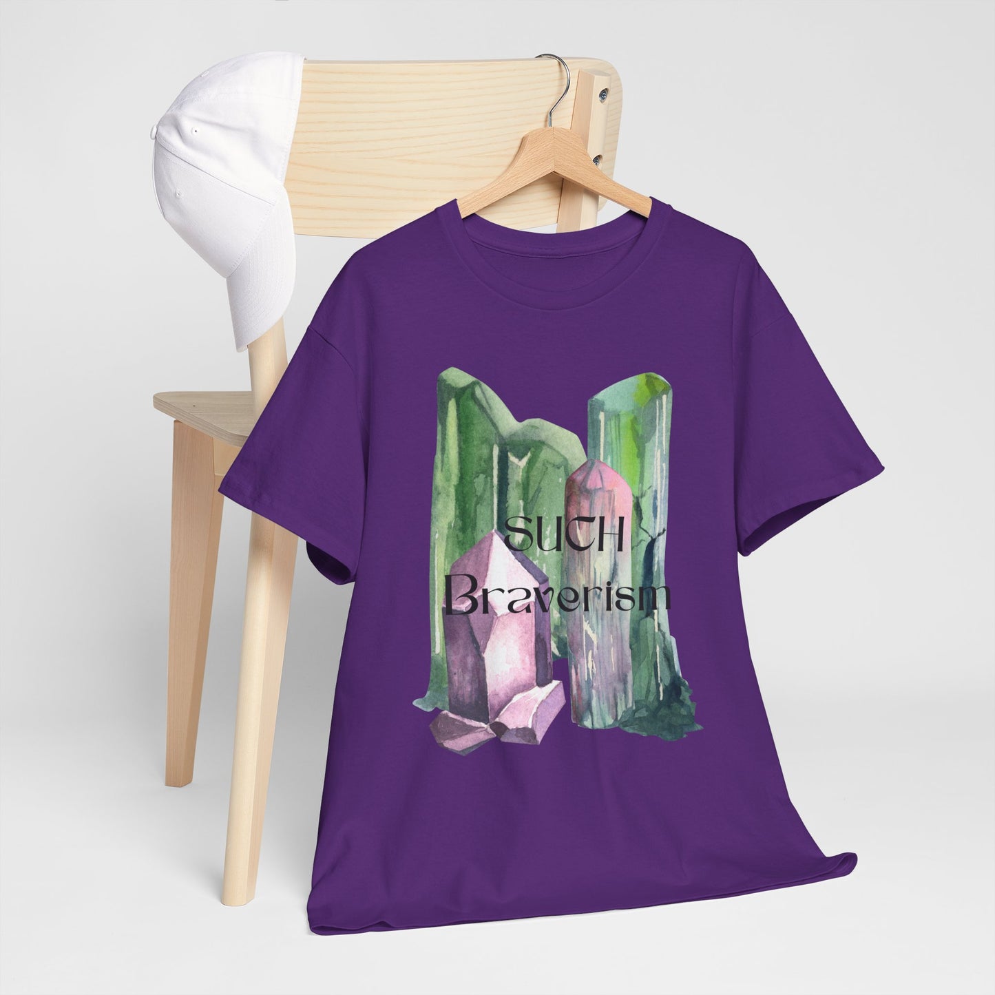"Such Braverism" Crystal Unisex Heavy Cotton Tee