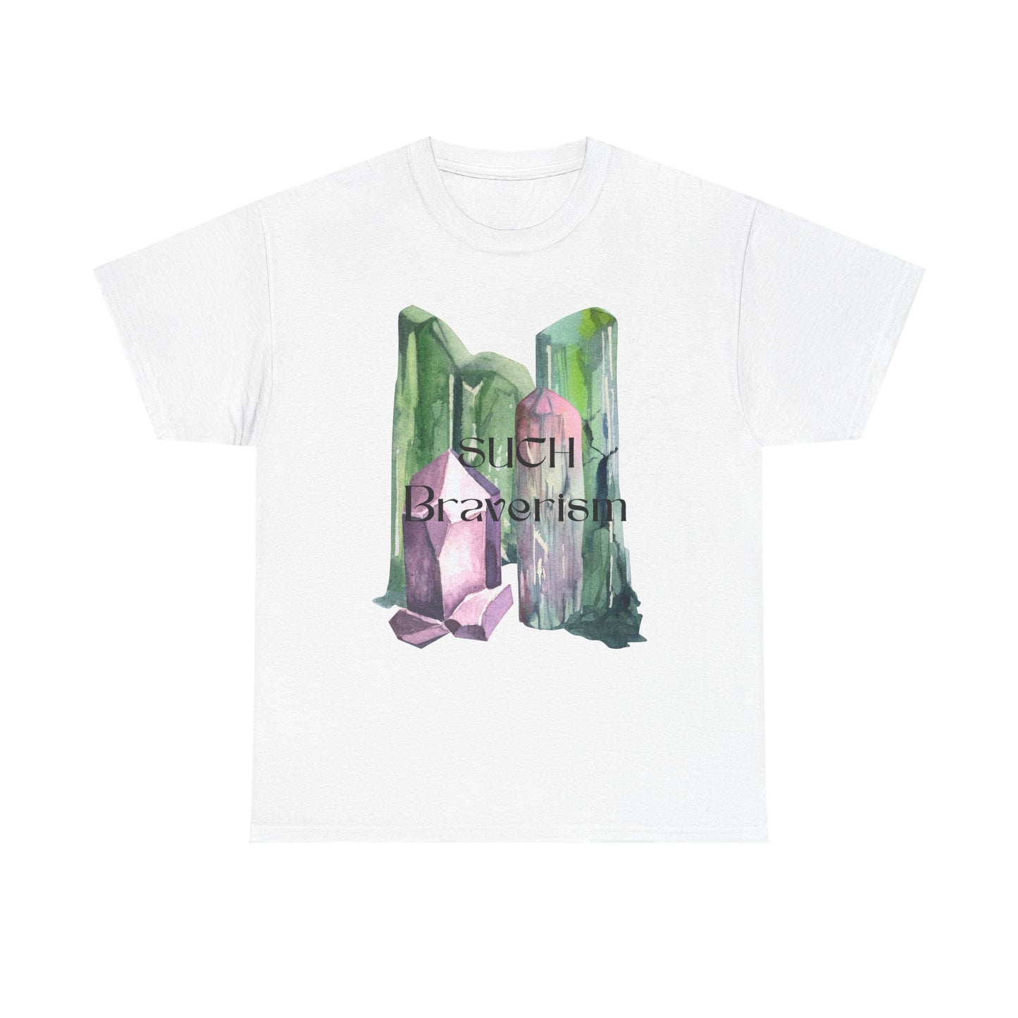 "Such Braverism" Crystal Unisex Heavy Cotton Tee