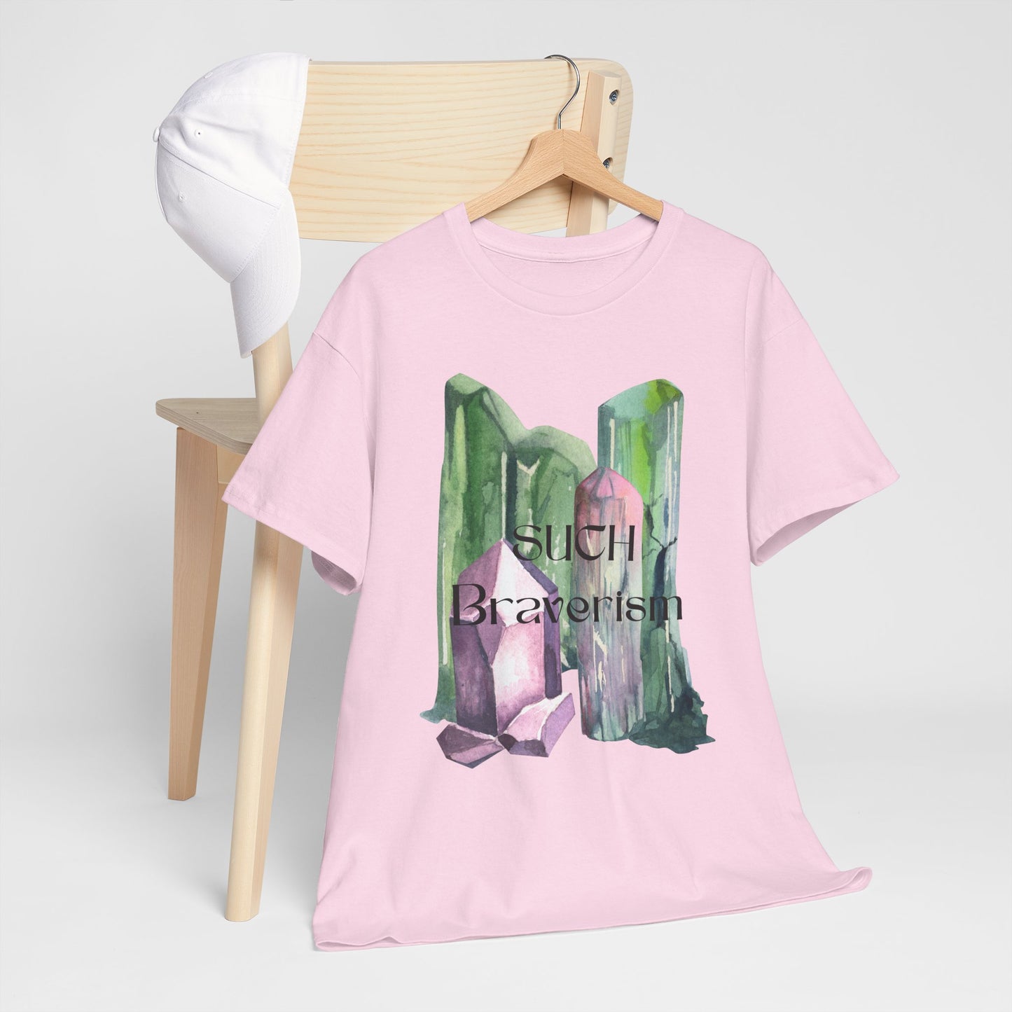 "Such Braverism" Crystal Unisex Heavy Cotton Tee