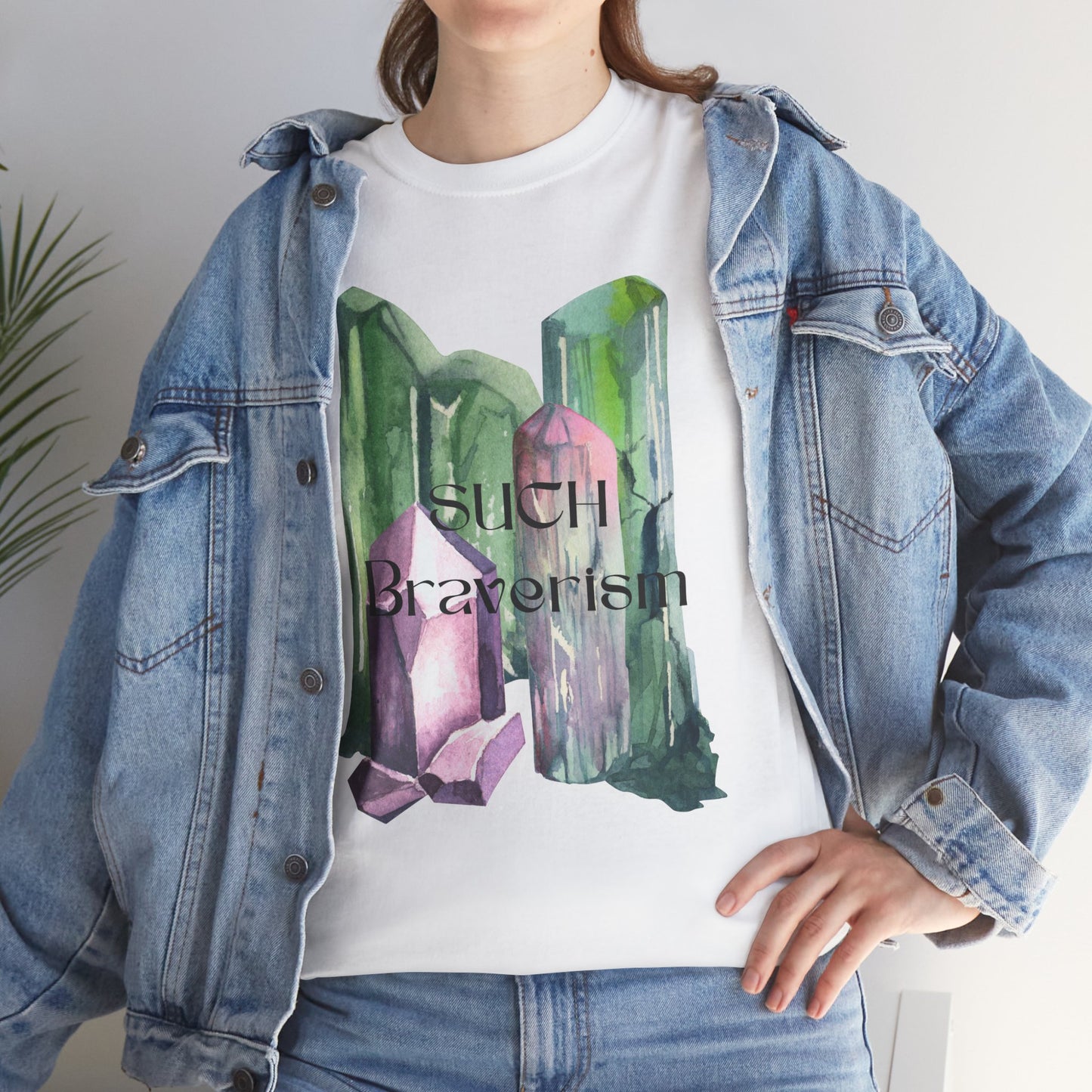 "Such Braverism" Crystal Unisex Heavy Cotton Tee