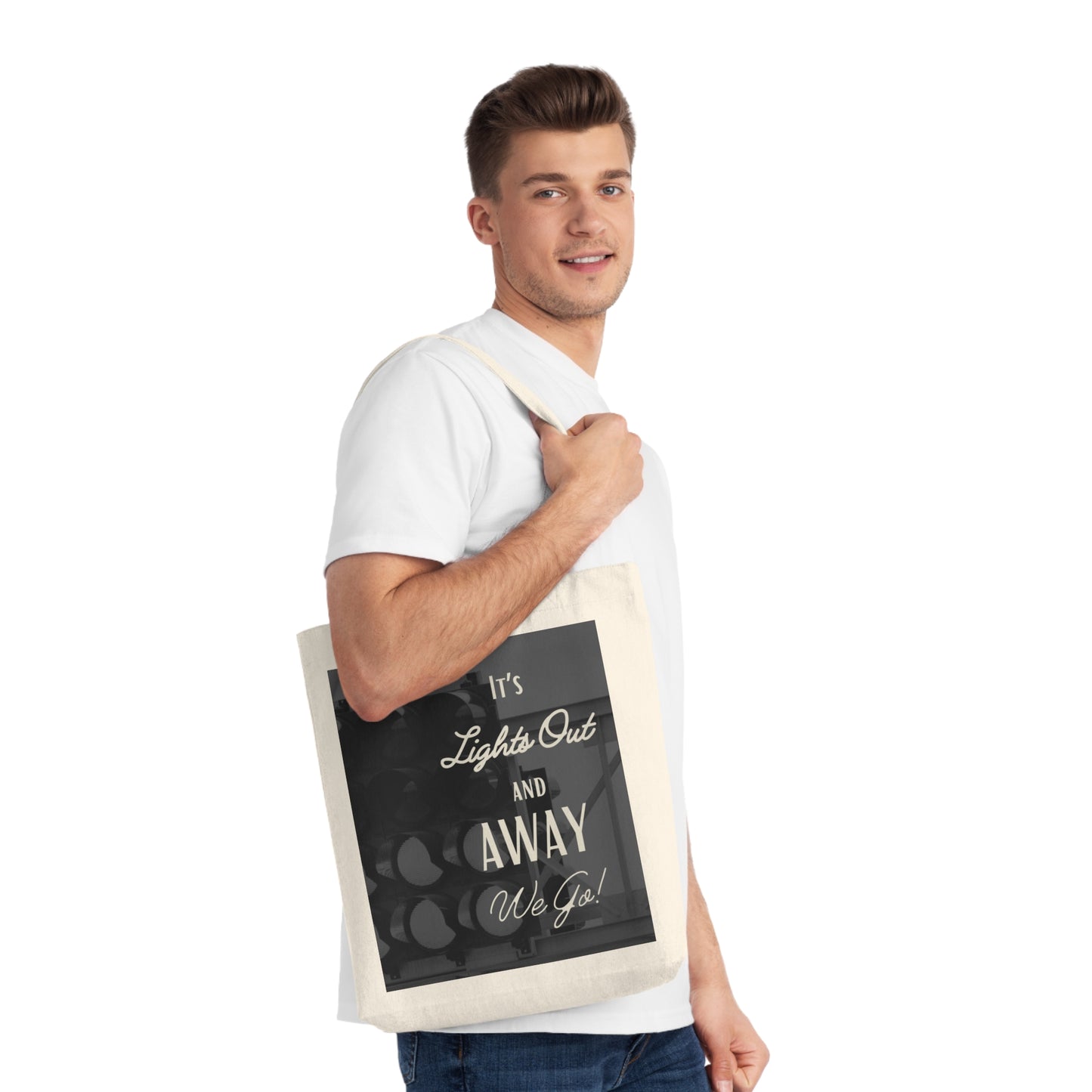 Lights out - Woven Tote Bag