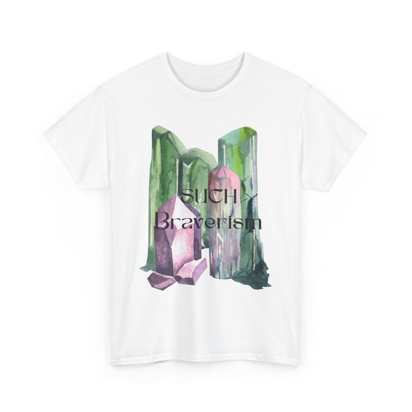 "Such Braverism" Crystal Unisex Heavy Cotton Tee