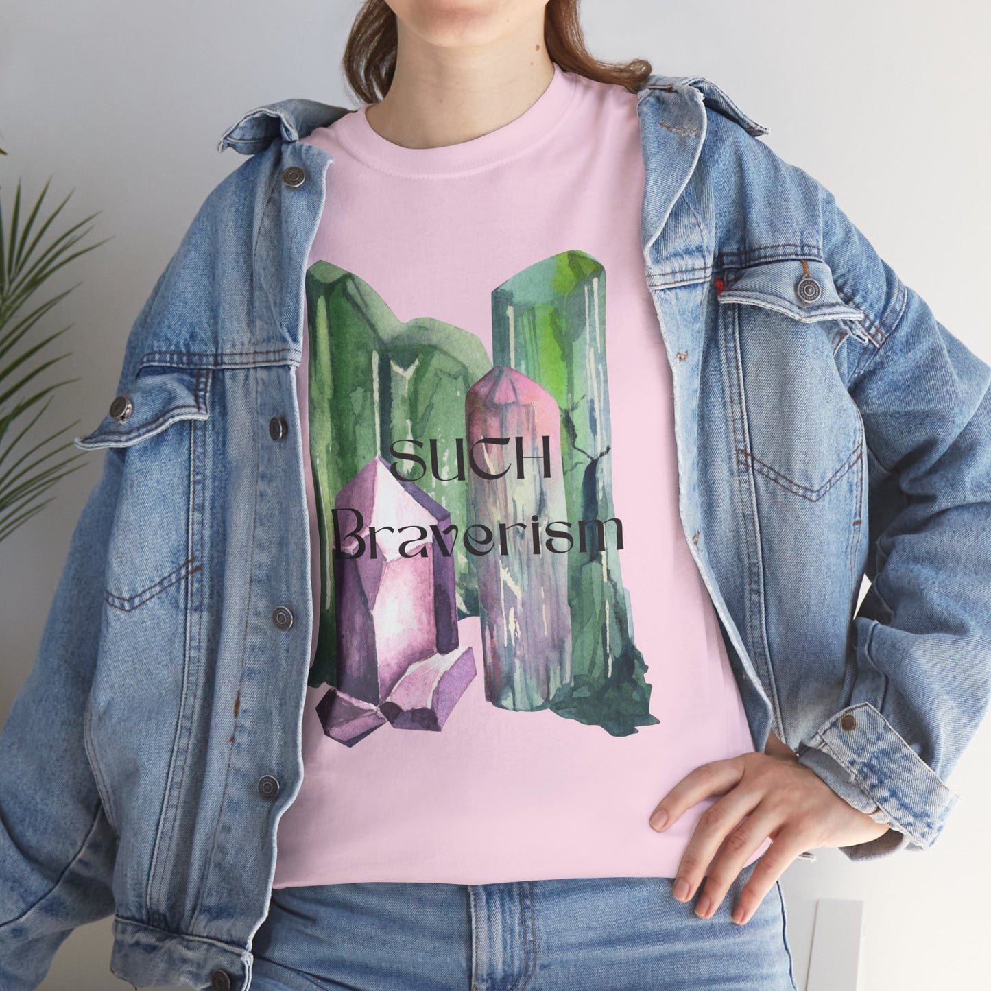 "Such Braverism" Crystal Unisex Heavy Cotton Tee