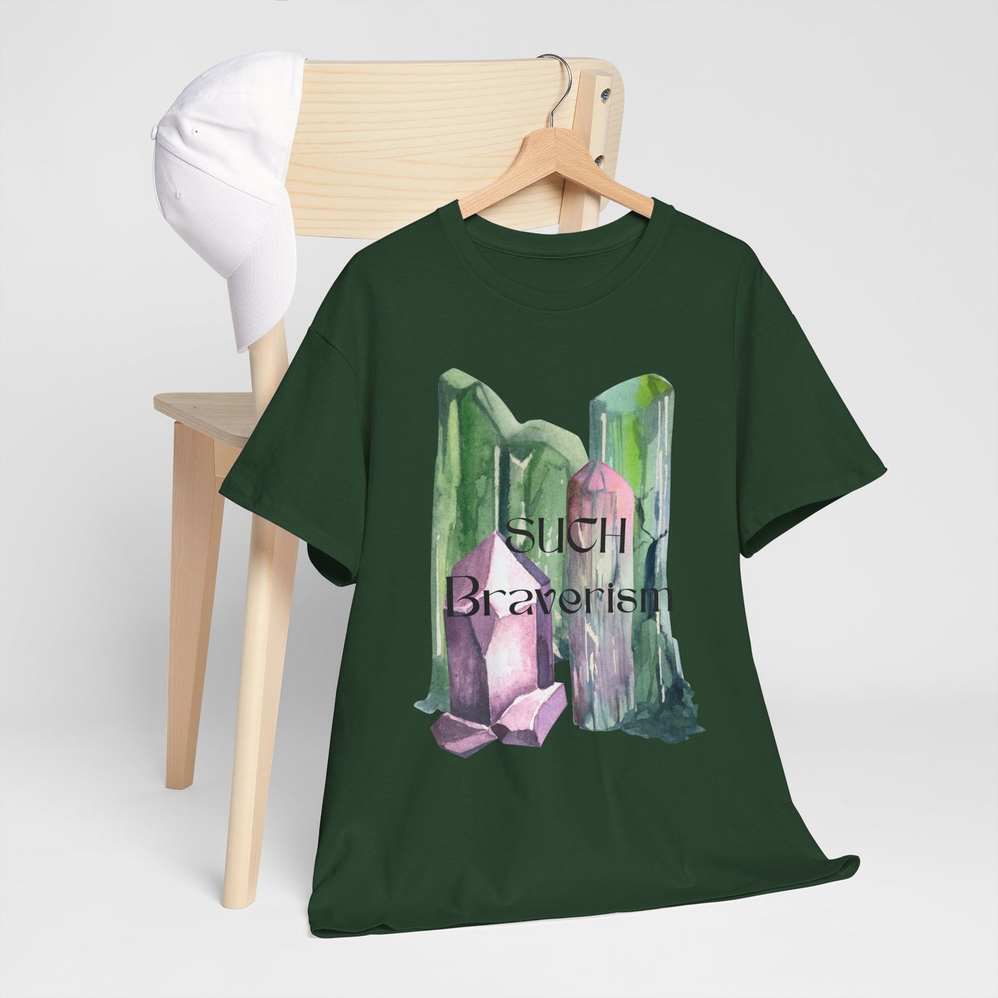 "Such Braverism" Crystal Unisex Heavy Cotton Tee