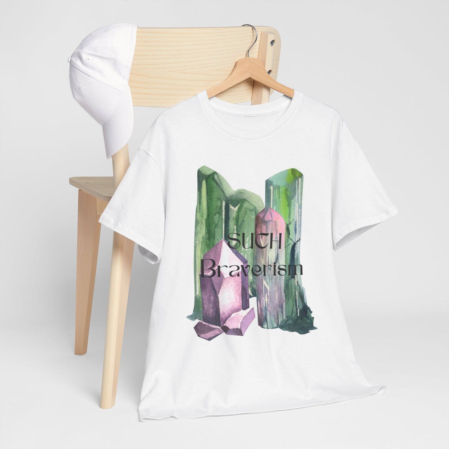"Such Braverism" Crystal Unisex Heavy Cotton Tee